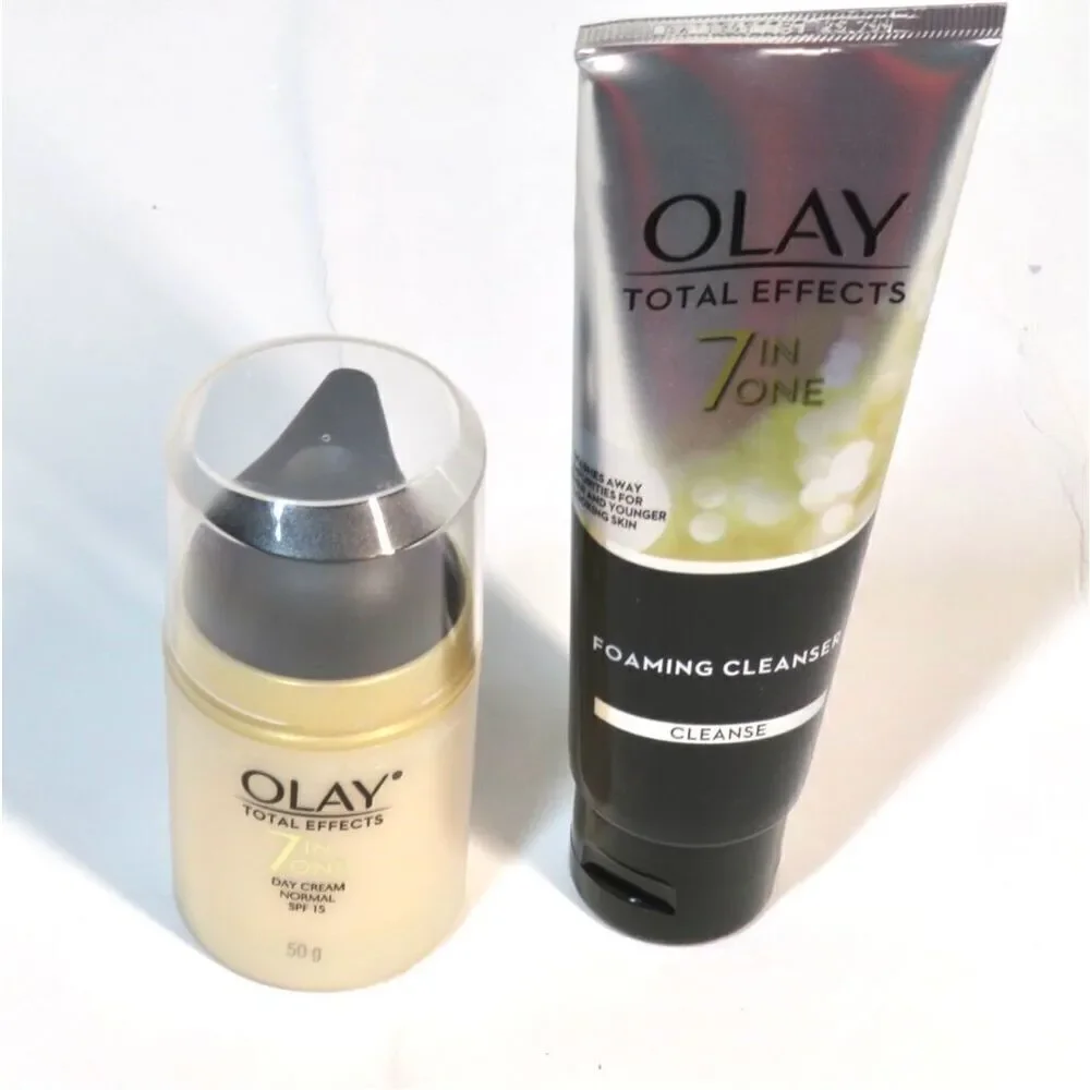 Olay Total Effects 7 in 1 Day Cream Moisturizer 1.7oz + Foaming Cleanser 3.4oz